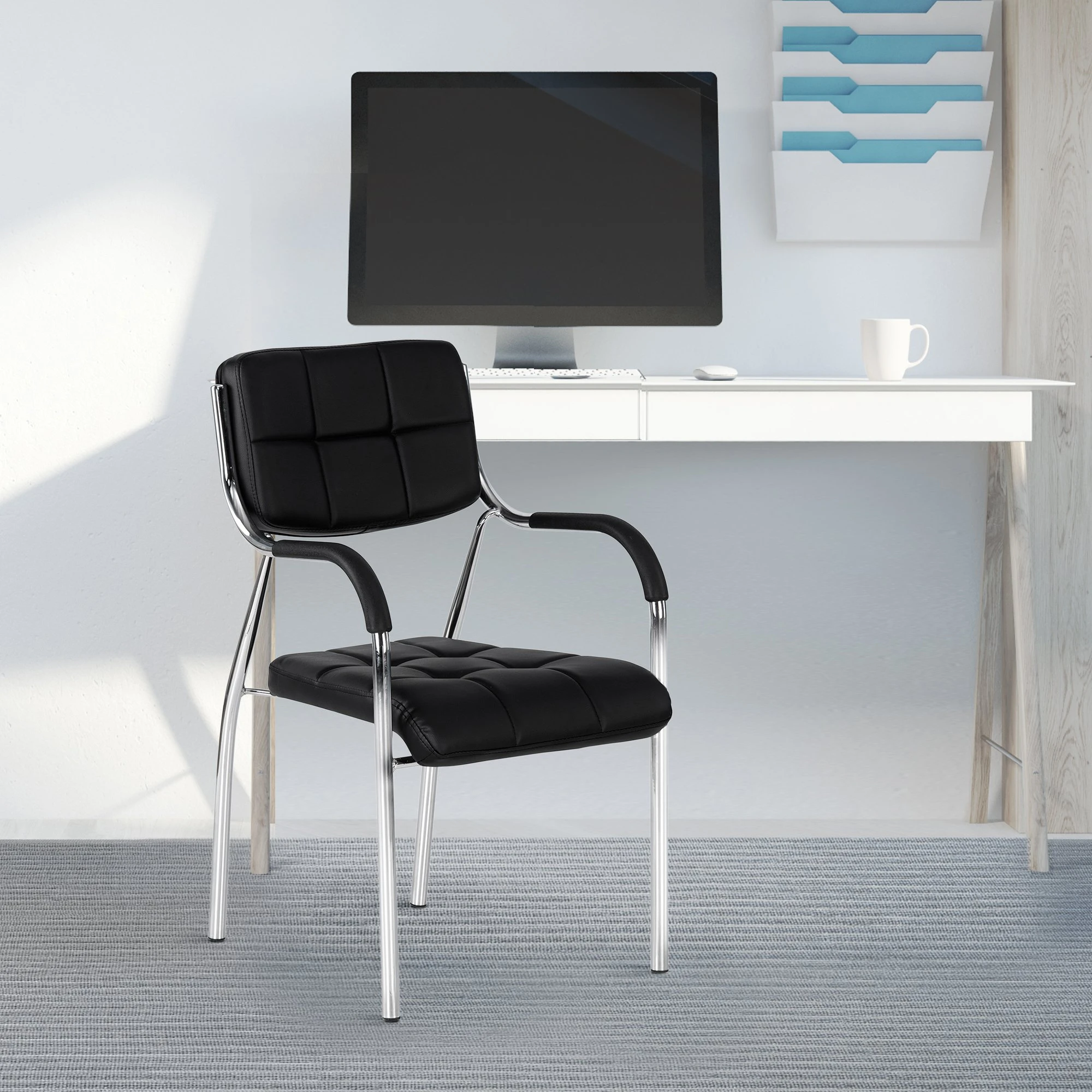 Nilkamal Indus Visitor Office Chair | HOMEGENIC.