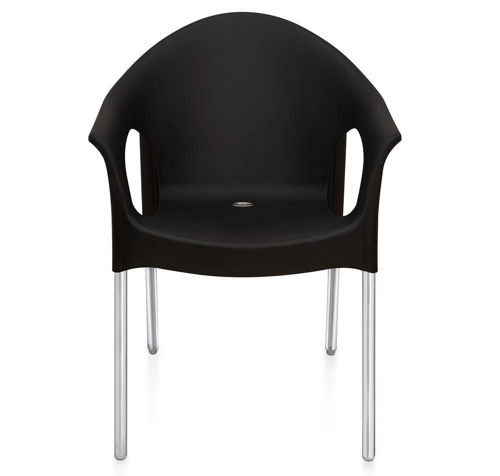 Nilkamal Novella 09 Chair (Iron Black) | HOMEGENIC.