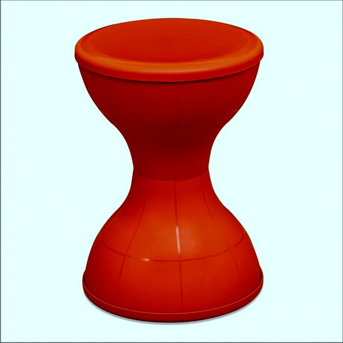 Nilkamal Stool Set of 04 (Red & Black) | HOMEGENIC.