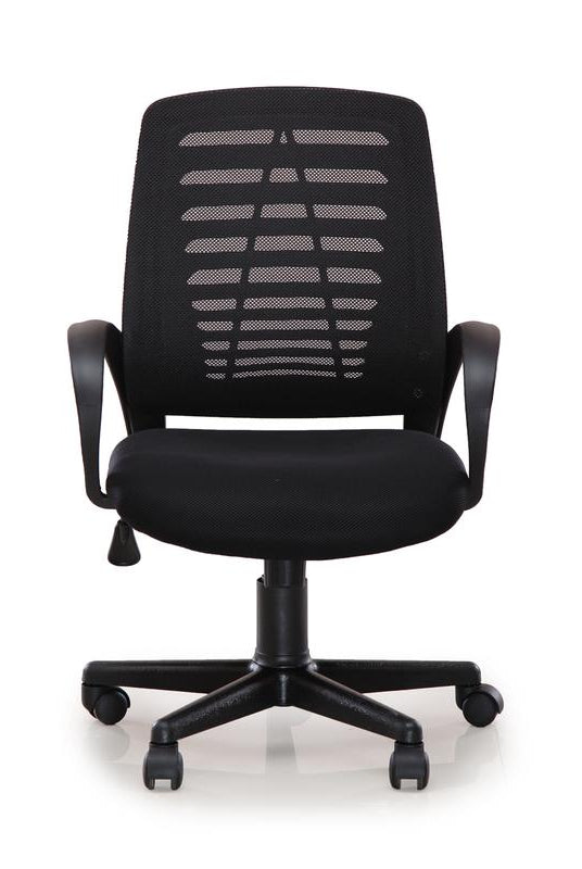 Bentwood 805 Netted Mid Back Chair (Black) | HOMEGENIC.