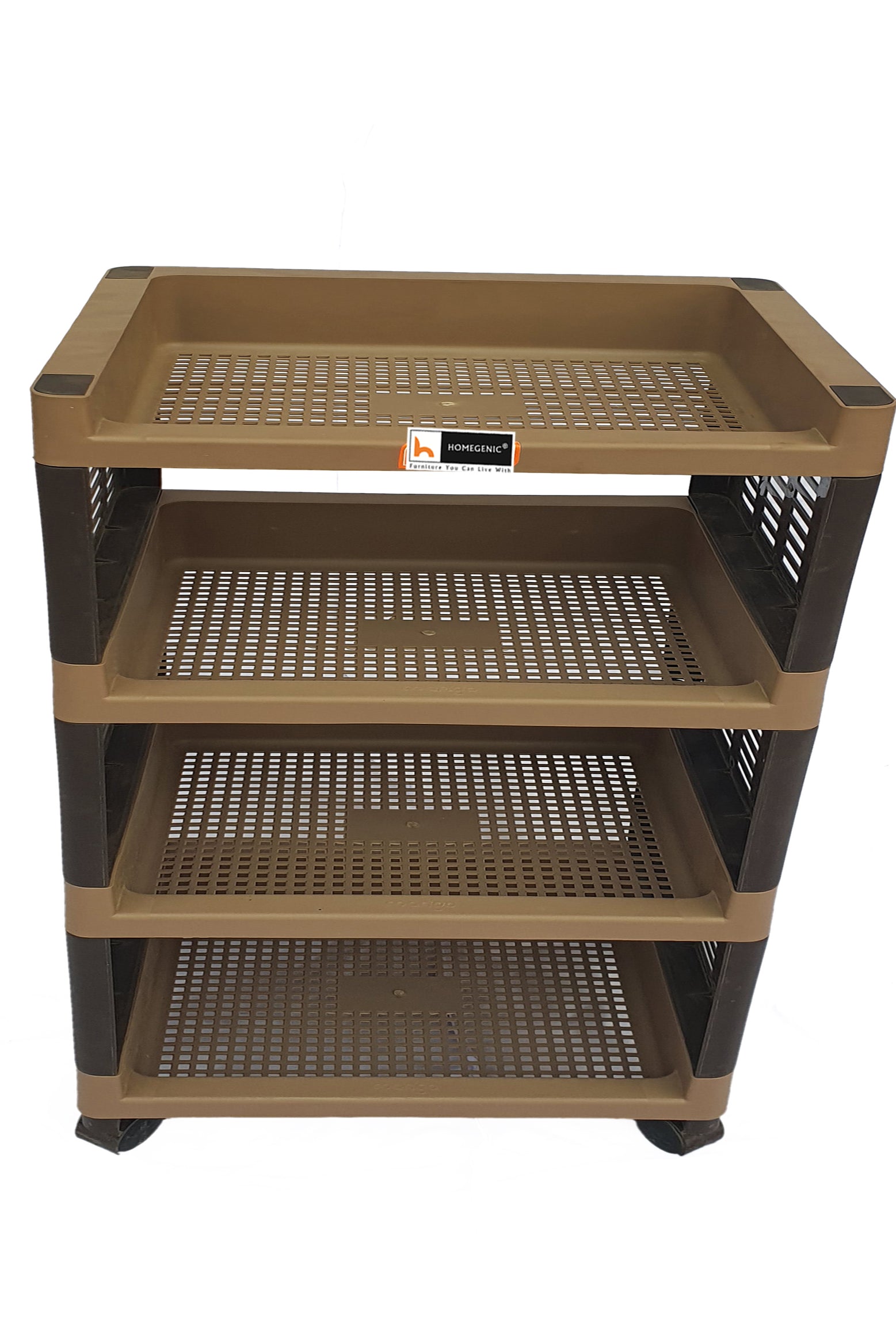 Homegenic Multipurpose Trolly Racks Big 4 shelves with Wheels | HOMEGENIC.