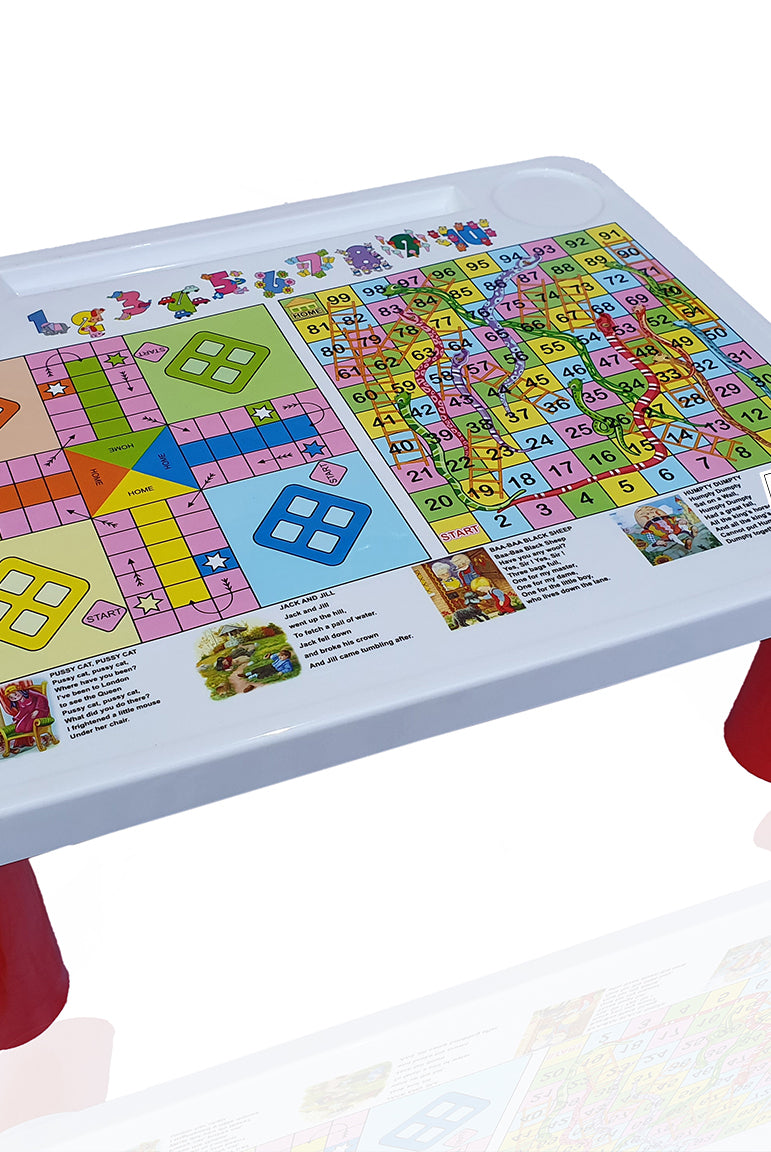 Homegenic Kids Study Table and Table Set (for kids upto 8 years) Plastic Material | HOMEGENIC.