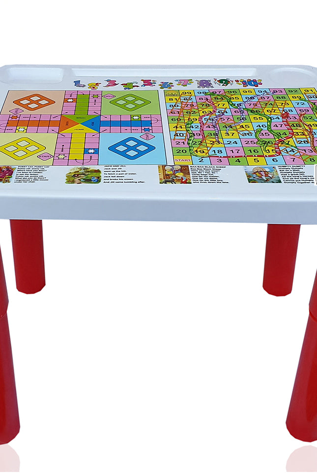 Homegenic Kids Study Table and Table Set (for kids upto 8 years) Plastic Material | HOMEGENIC.