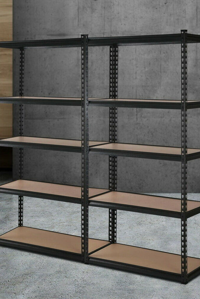 Homegenic Boltless Multi Purpose Adjustable Rack with Laminated Engineered Wood Shelves | HOMEGENIC.