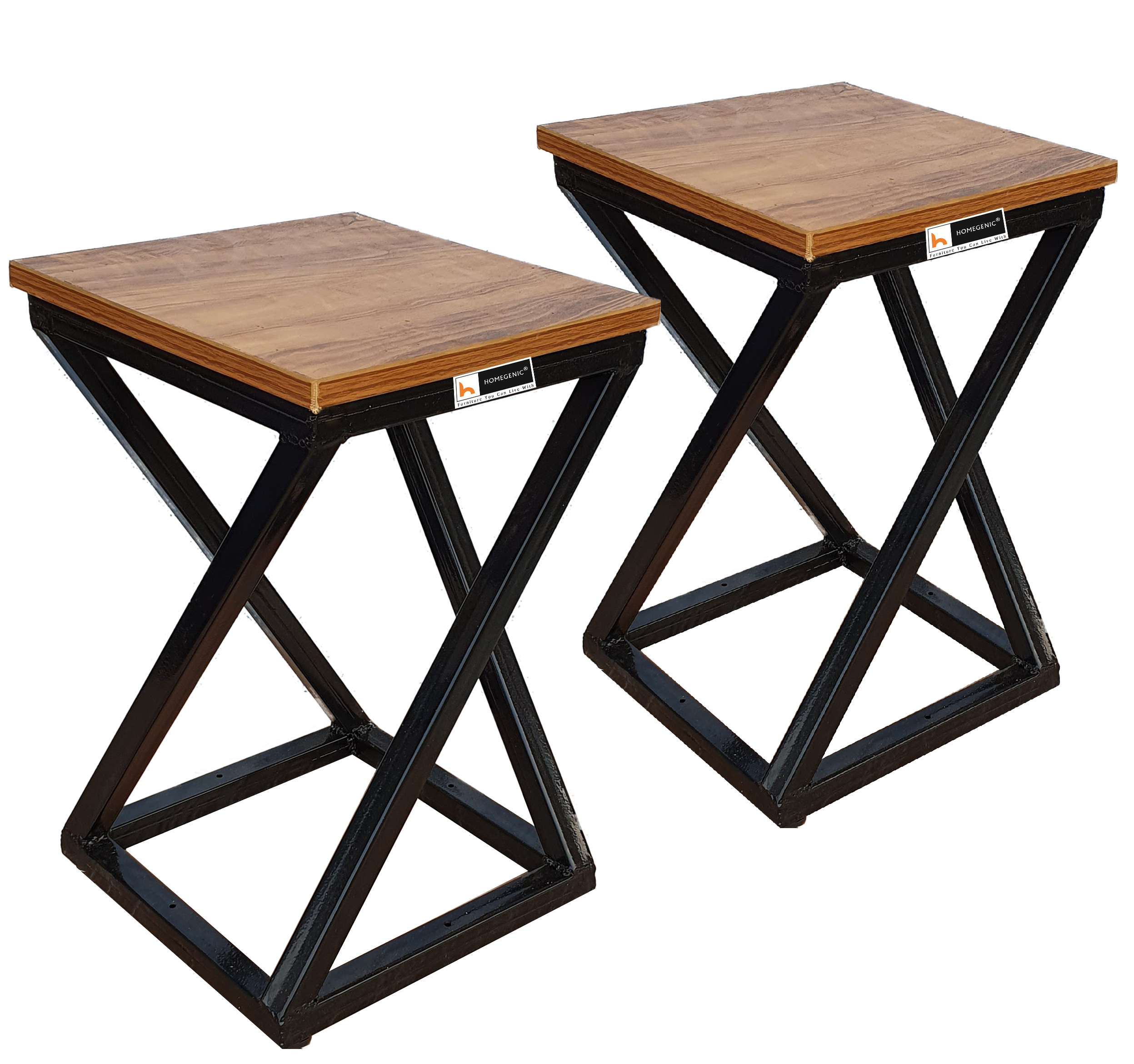 Homegenic Z Metal Stool for Kitchen/Office/Bar | HOMEGENIC.