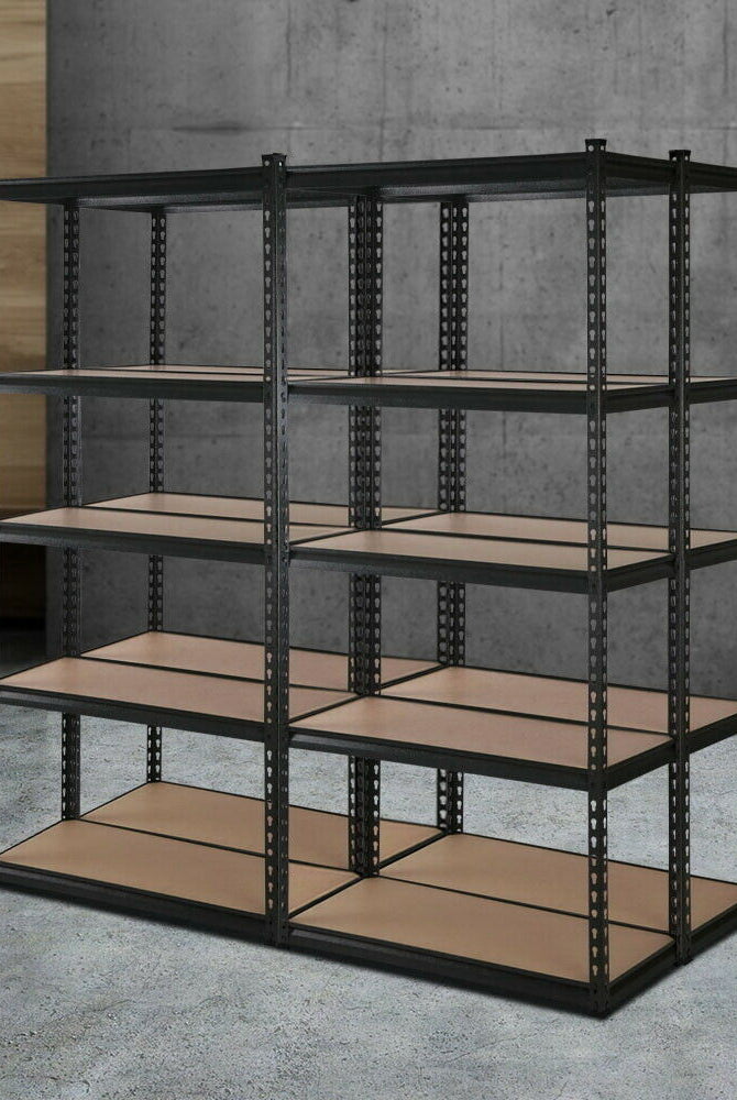 Homegenic Boltless Multi Purpose Adjustable Rack with Laminated Engineered Wood Shelves | HOMEGENIC.