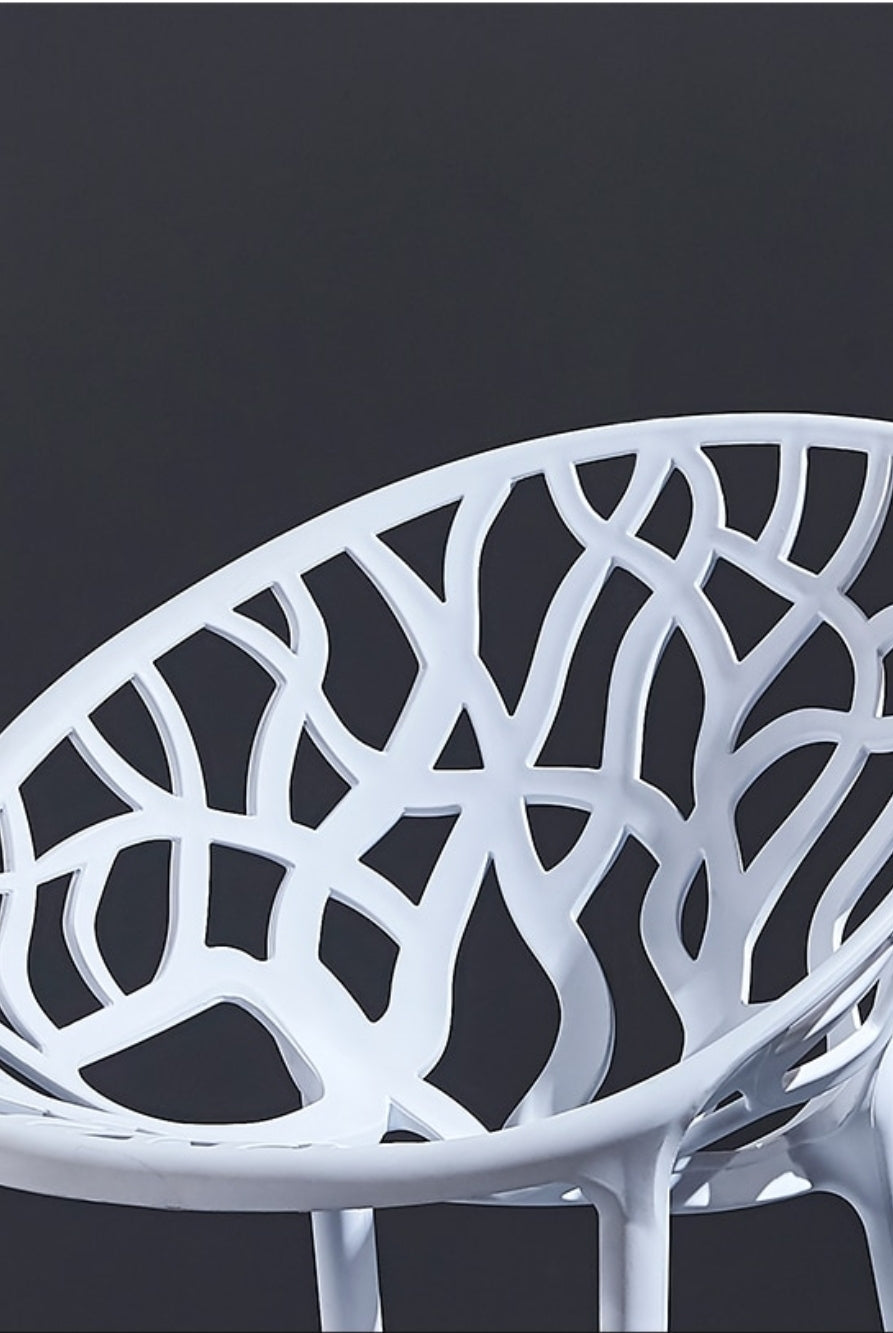 Nilkamal Crystal PP Chairs (White Color) | HOMEGENIC.