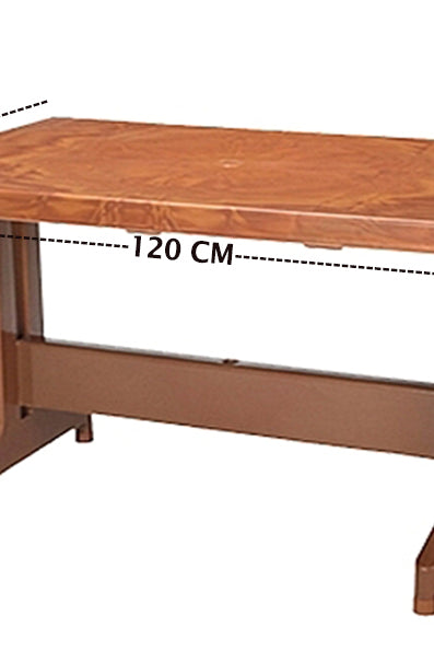 Nilkamal Ultima Dining Table with 6 Chairs CH4025 (Pear Wood) | HOMEGENIC.