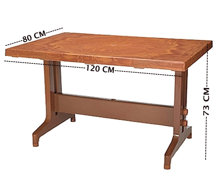 Nilkamal Ultima Dining Table with 6 Chairs CH4025 (Pear Wood) | HOMEGENIC.