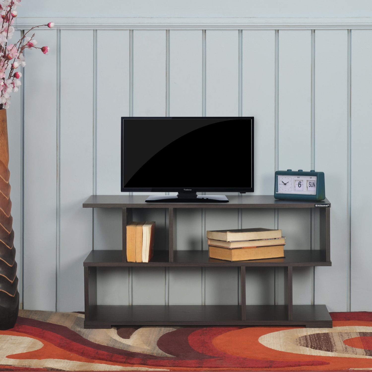 Nilkamal Valtos Wall Unit (Wenge) | HOMEGENIC.