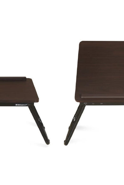 Nilkamal Inspiron Portable Laptop Table - Walnut | HOMEGENIC.