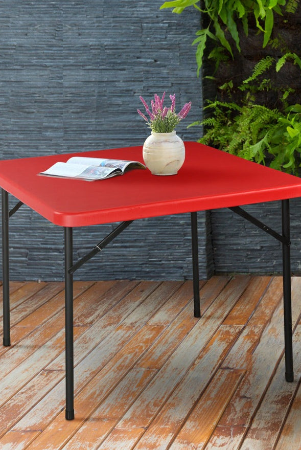 Supreme Miyami Blow Moulded Folding Table (Square) | HOMEGENIC.