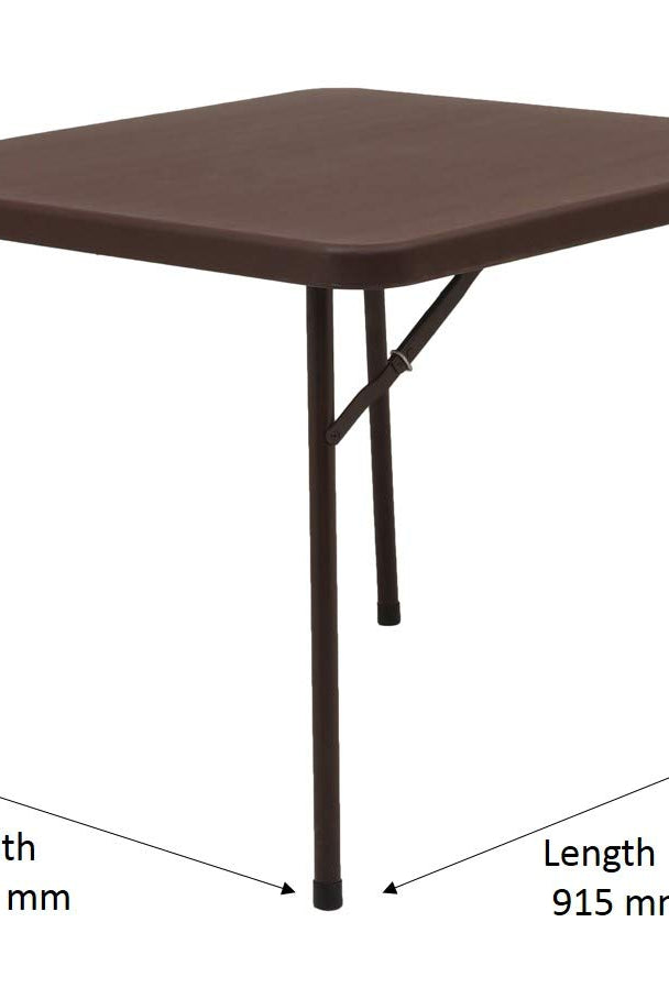Supreme Miyami Blow Moulded Folding Table (Square) | HOMEGENIC.