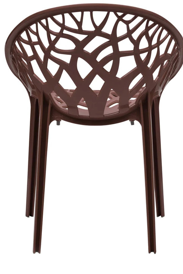 Nilkamal Crystal PP Chairs (Weather Brown Color) | HOMEGENIC.
