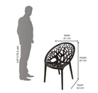 Nilkamal Crystal PP Chairs (Weather Brown Color) | HOMEGENIC.