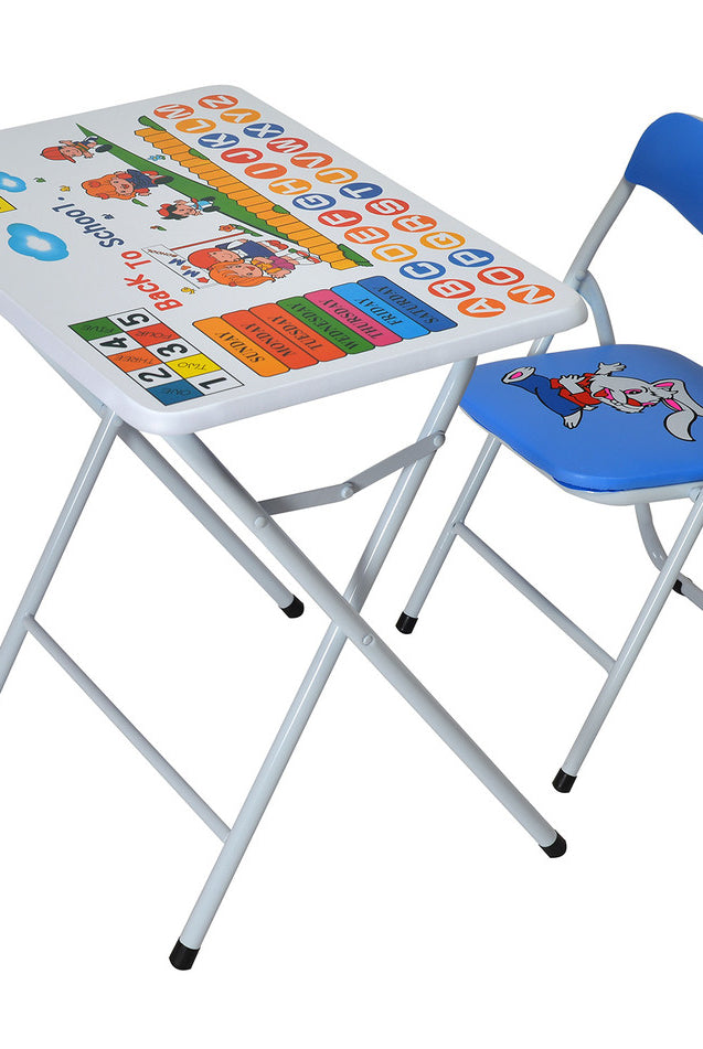 nilkamal apple junior study set Baby study table set Nilkamal Joy study table Student Table set Nilkamal Joy Metal Desk Chair (Finish Color - White and Blue) Study Table for Kids Folding Study Table Metal Study Table