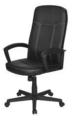 Nilkamal Mayor High Back Office Chair (Black) | HOMEGENIC.