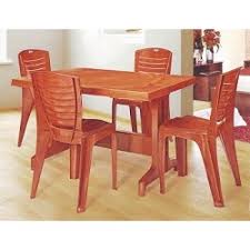 Nilkamal Ultima Dining Table with 6 Chairs CH4025 (Pear Wood) | HOMEGENIC.