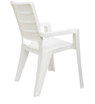 Premium Chair & Table 4+1 (Milky White) | HOMEGENIC.