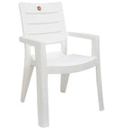 Premium Chair & Table 4+1 (Milky White) | HOMEGENIC.