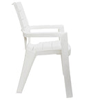 Premium Chair & Table 4+1 (Milky White) | HOMEGENIC.