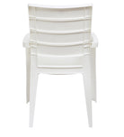 Premium Chair & Table 4+1 (Milky White) | HOMEGENIC.