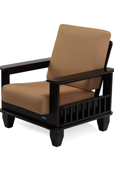 Nilkamal Wooden With Fabric Manhattan Sofa Set 3+1+1 (Cappuccino) Without Coffee Table By Homegenic® | HOMEGENIC.