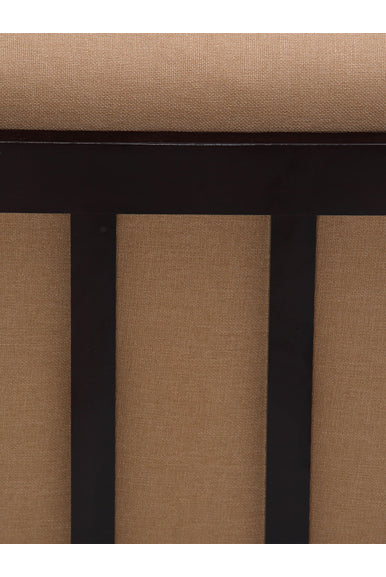 Nilkamal Wooden With Fabric Manhattan Sofa Set 3+1+1 (Cappuccino) Without Coffee Table By Homegenic® | HOMEGENIC.
