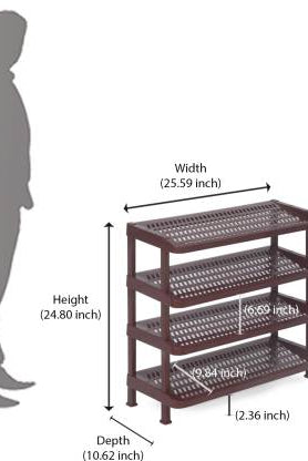 Nilkamal Multipurpose Rack 04 for Home and Kitchen | HOMEGENIC.