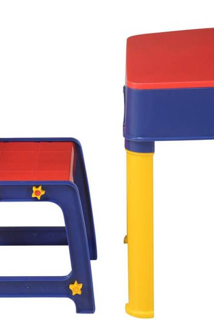 Nilkamal Apple Junior Study Set - Red And Blue | HOMEGENIC.