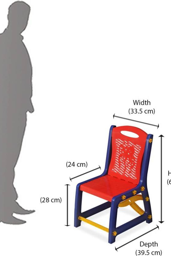 Nilkamal Apple Junior Study Set - Red And Blue | HOMEGENIC.