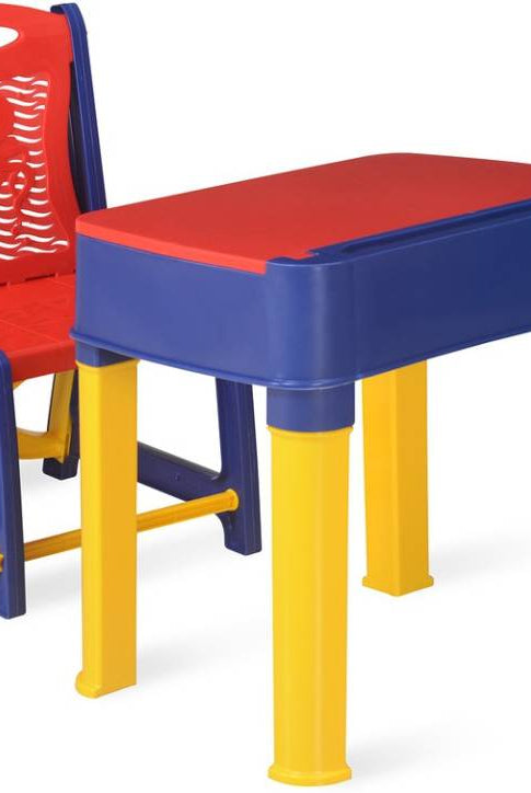 Nilkamal Apple Junior Study Set - Red And Blue | HOMEGENIC.