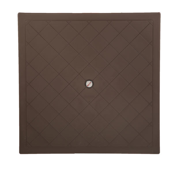 Olive Square Dining Table Round (Globus Brown) | HOMEGENIC.