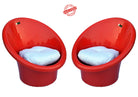Nilkamal Tub Chair with Cushions- Set of 2 Chairs | HOMEGENIC.
