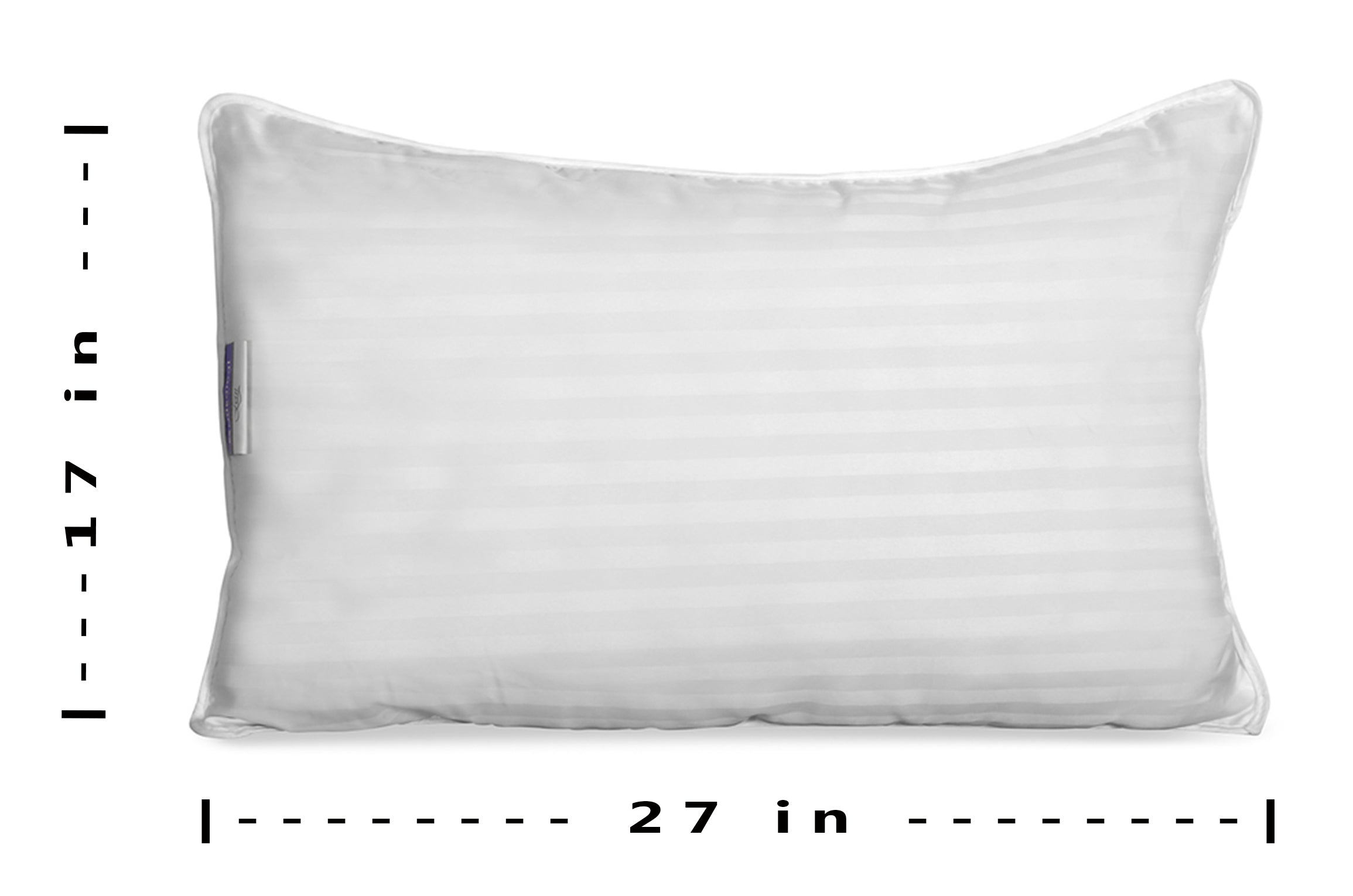 Nilkamal Fern Pillows (27x17 in, White) | HOMEGENIC.