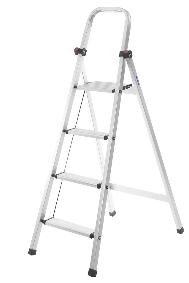 Nilkamal Splendid Standing Ladder (Silver) | HOMEGENIC.