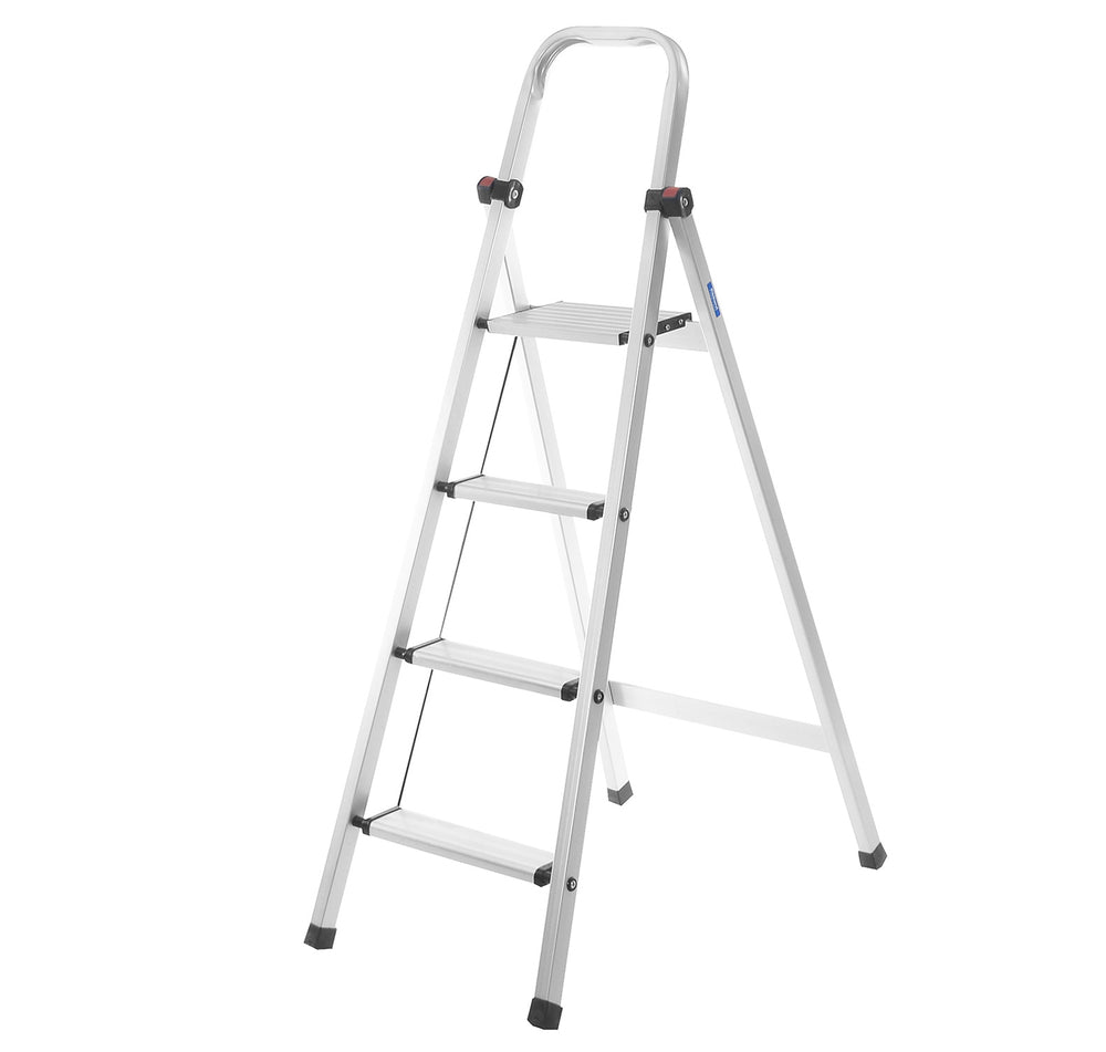 Nilkamal Splendid Standing Ladder (Silver) | HOMEGENIC.