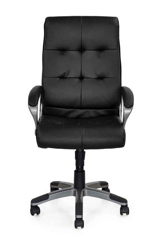 Nilkamal Veneto Office Chair (Black) with Laptop Stand Complimentary | HOMEGENIC.