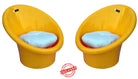 Nilkamal Tub Chair with Cushions- Set of 2 Chairs | HOMEGENIC.