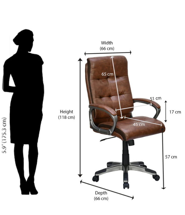 Nilkamal veneto high on sale back office chair
