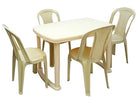 Nilkamal Shahenshah Dining Table Set with 4 Chairs | HOMEGENIC.