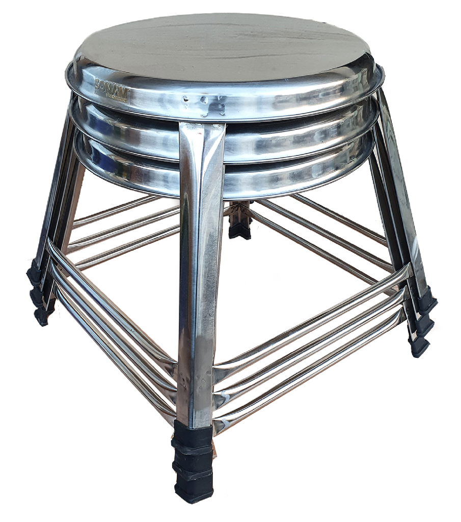 Rally Steel Multipurpose Stool for Home SS202 | HOMEGENIC.