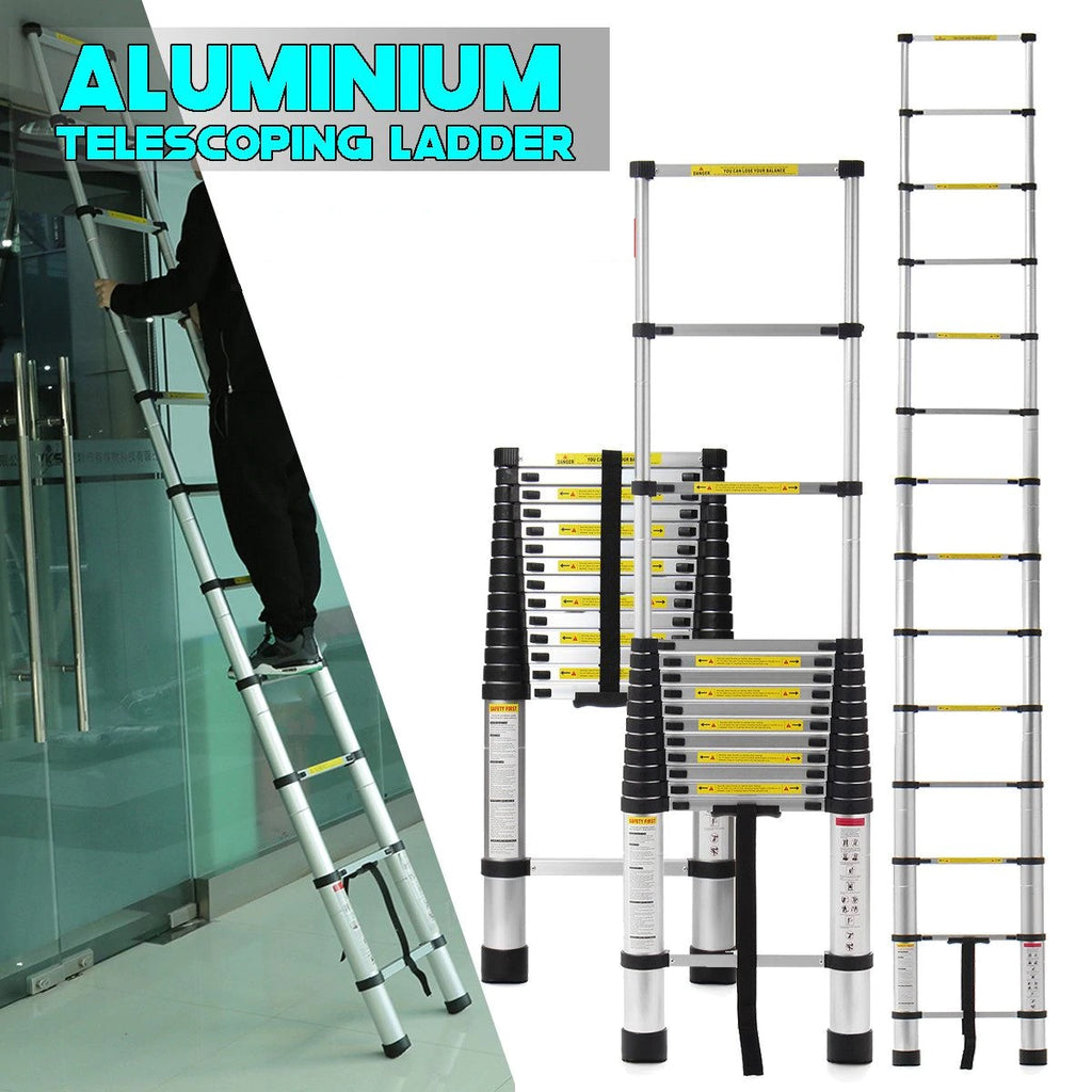 Homegenic Telescopic Folding Aluminium Ladder | HOMEGENIC.