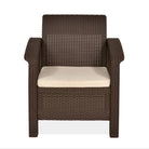 Nilkamal Goa Sofa Three, Two, One Seater & Complete Sofa Set (Season Rust Brown) | HOMEGENIC.