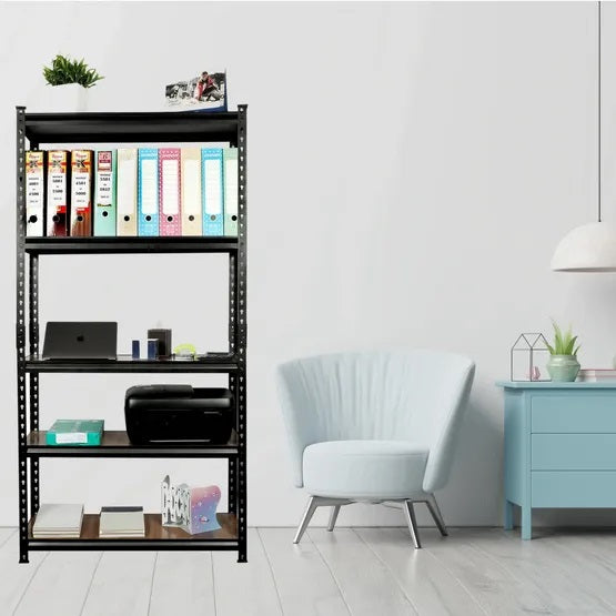 Homegenic Boltless Multi Purpose Adjustable Rack with Laminated Engineered Wood Shelves | HOMEGENIC.