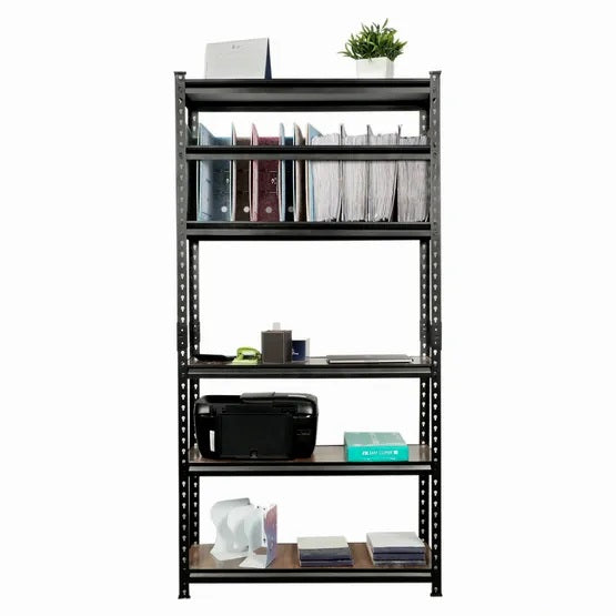 Homegenic Boltless Multi Purpose Adjustable Rack with Laminated Engineered Wood Shelves | HOMEGENIC.