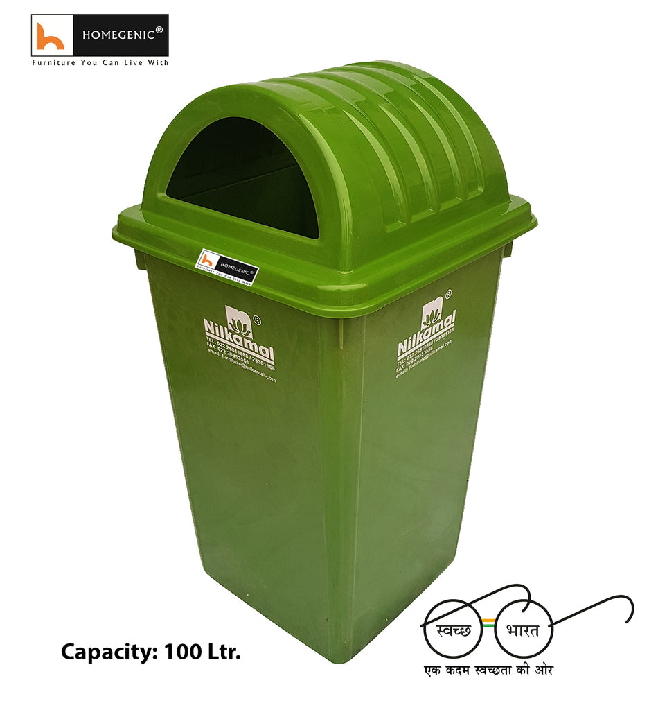 Nilkamal Dustbin 100 Litre (Swachh Bharat Mission) Collection | HOMEGENIC.