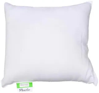 Recron Certified Paradise Microfiber Cushions 16 x 16 inch, White - Set of 5 | HOMEGENIC.