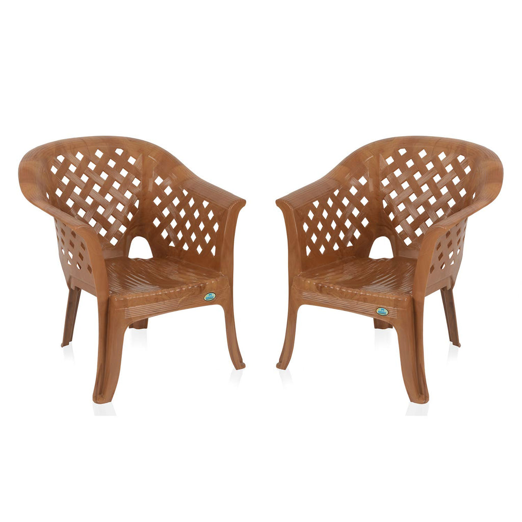 Nilkamal Solocane Sofa Chair (Pear Wood) | HOMEGENIC.
