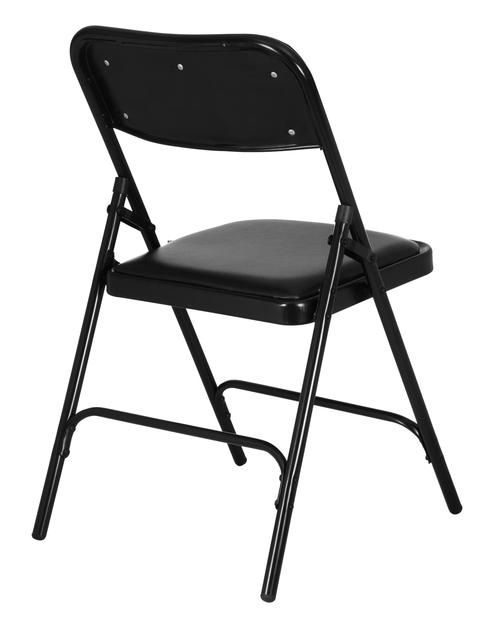 Clark Metal Folding Chair (Black) | HOMEGENIC.